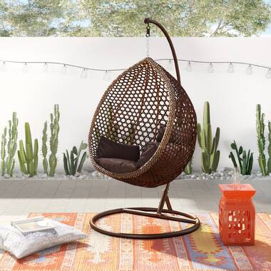 Modway Iwal Teardrop Outdoor Patio Swing Chair by Havenside Home